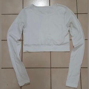 Lululemon Ebb to Street Long Sleeve – White – Size 6